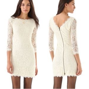 Dvf Diane von furstenberg zarita ivory dress